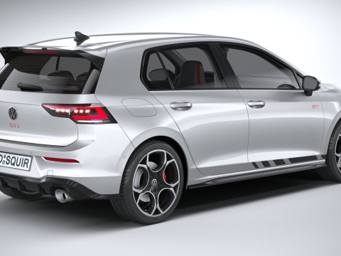Volkswagen Golf Clubsport GTI 2025 Modelo 3D