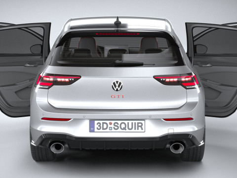 Volkswagen Golf Clubsport GTI 2025 Modelo 3D