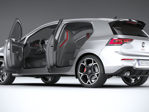 Volkswagen Golf Clubsport GTI 2025 Modelo 3D