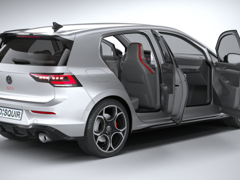 Volkswagen Golf Clubsport GTI 2025 Modelo 3D