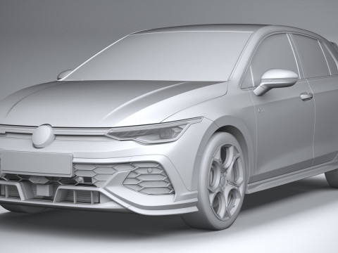 Volkswagen Golf Clubsport GTI 2025 Modelo 3D