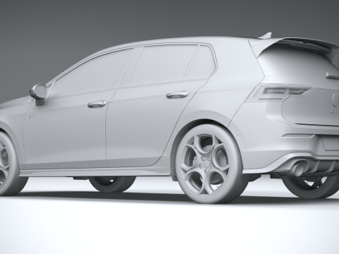 Volkswagen Golf Clubsport GTI 2025 Modelo 3D