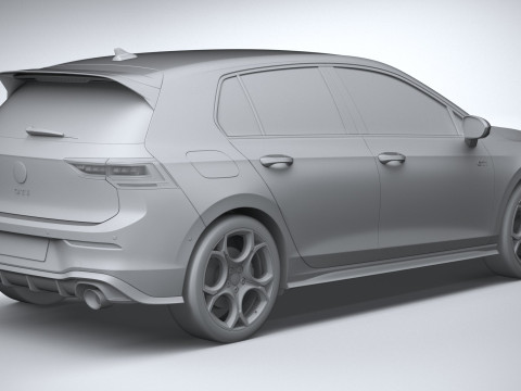 Volkswagen Golf Clubsport GTI 2025 Modelo 3D