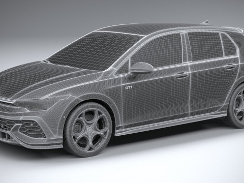 Volkswagen Golf Clubsport GTI 2025 Modelo 3D