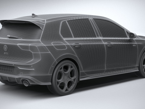 Volkswagen Golf Clubsport GTI 2025 Modelo 3D