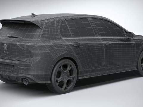 Volkswagen Golf Clubsport GTI 2025 Modelo 3D
