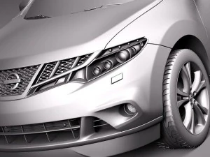 Nissan Murano 2012 3D Model