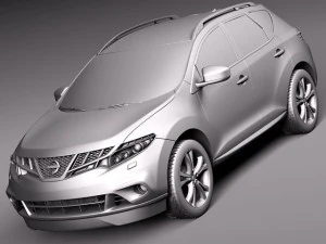 Nissan Murano 2012 3D Model
