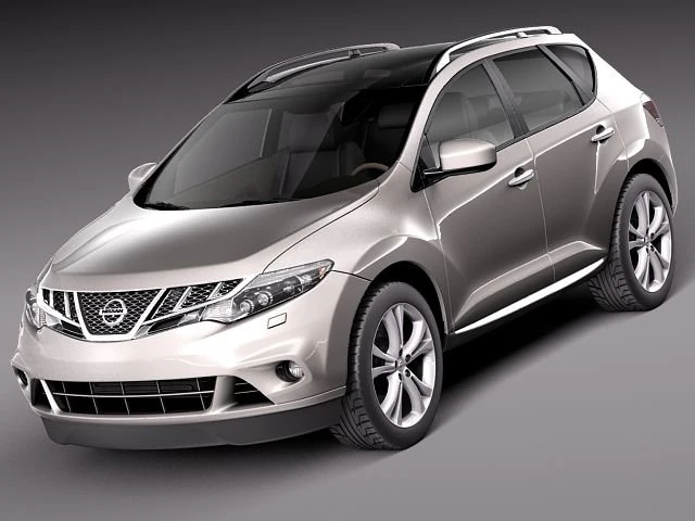 Nissan Murano 2012 3D Model .c4d .max .obj .3ds .fbx .stl .blend 