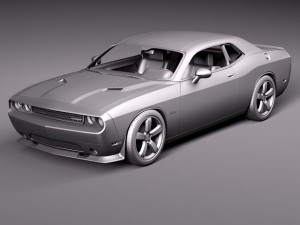 Dodge Challenger SRT8 392 2012 3D 模型