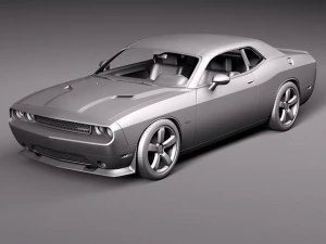 Dodge Challenger SRT8 392 2012 3D Model
