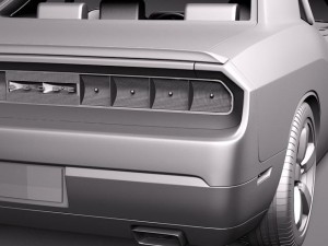 Dodge Challenger SRT8 392 2012 3D 模型