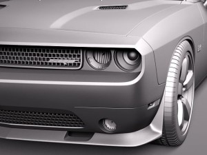 Dodge Challenger SRT8 392 2012 3D 模型