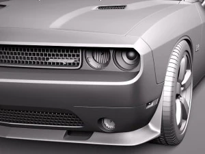 Dodge Challenger SRT8 392 2012 3D Model