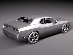 Dodge Challenger SRT8 392 2012 3D Model