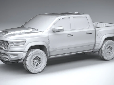 Ram 1500 RHO 2025 3D Model
