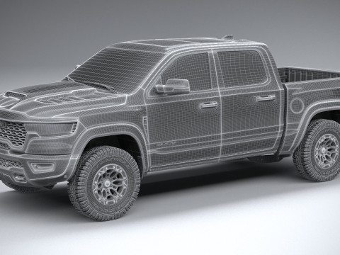 Ram 1500 RHO 2025 3D मॉडल