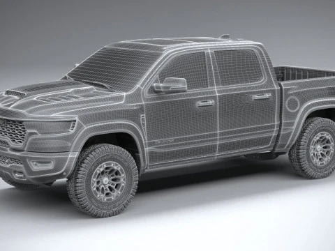 Ram 1500 RHO 2025 3D Model