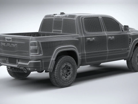 Ram 1500 RHO 2025 3D Model