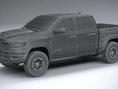 Ram 1500 RHO 2025 3D Model