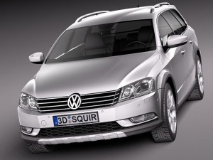 Volkswagen Passat Alltrack 2013 Model 3D