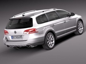 Volkswagen Passat Alltrack 2013 Model 3D