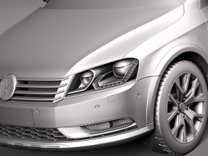 Volkswagen Passat Alltrack 2013 Model 3D
