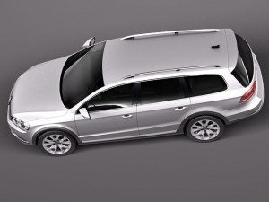 Volkswagen Passat Alltrack 2013 Model 3D