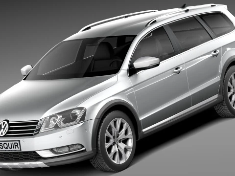 Volkswagen Passat Alltrack 2013 Modèle 3D