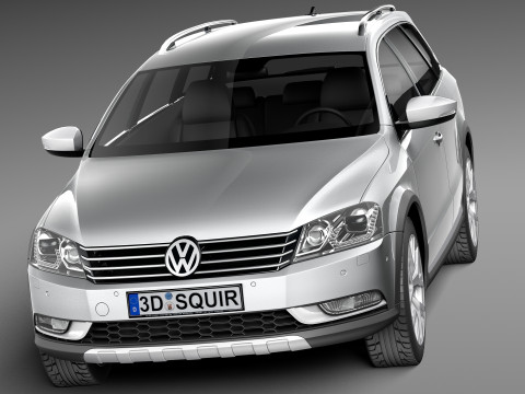 Volkswagen Passat Alltrack 2013 3D Model