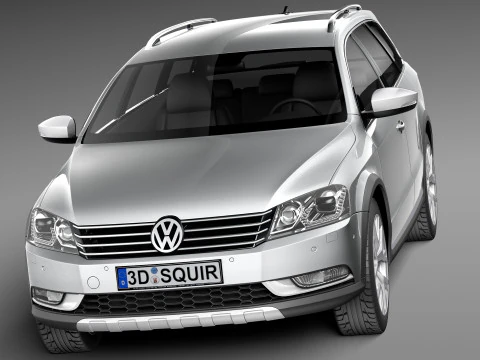 Volkswagen Passat Alltrack 2013 3D Model