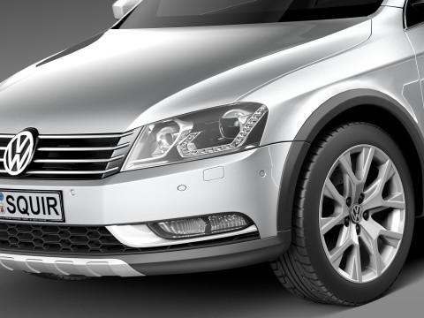 Volkswagen Passat Alltrack 2013 3D Model