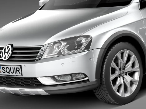 Volkswagen Passat Alltrack 2013 3D Model