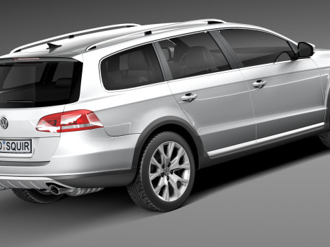 Volkswagen Passat Alltrack 2013 3D Model