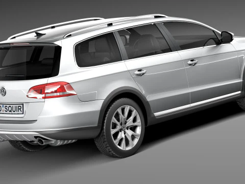 Volkswagen Passat Alltrack 2013 3D Model