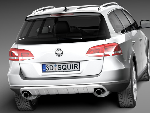 Volkswagen Passat Alltrack 2013 3D Model