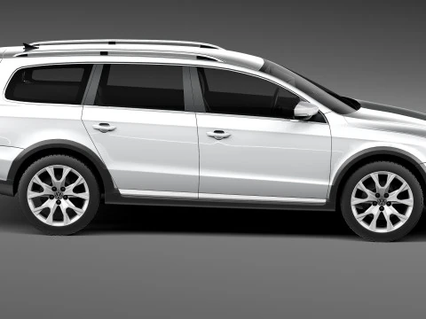Volkswagen Passat Alltrack 2013 3D Model