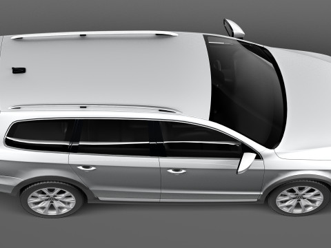 Volkswagen Passat Alltrack 2013 3D Model