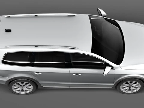 Volkswagen Passat Alltrack 2013 3D Model