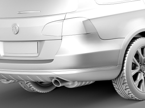 Volkswagen Passat Alltrack 2013 3D Model
