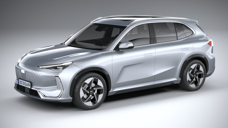 Geely Galaxy E5 2025 Modèle 3D .c4d .max .obj .3ds .fbx .stl .blend 