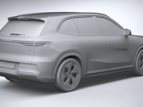 Geely Galaxy E5 2025 3D Model