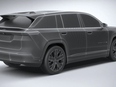Jeep Wagoneer S 2024 3D Model