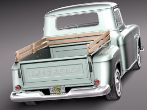 Chevrolet Pickup 1955 Modello 3D