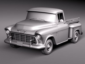 Chevrolet Pickup 1955 Modello 3D