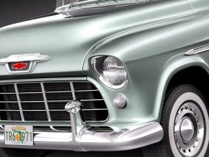 Chevrolet Pickup 1955 Modello 3D