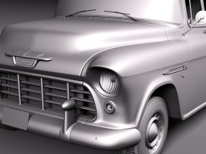 Chevrolet Pickup 1955 Modello 3D