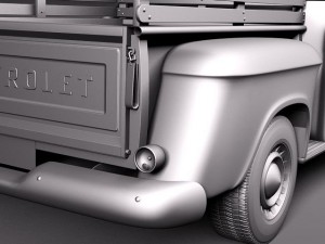 Chevrolet Pickup 1955 Modello 3D