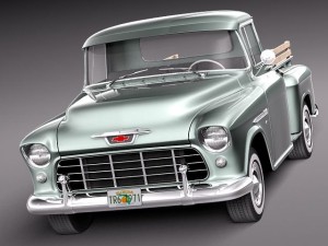 Chevrolet Pickup 1955 Modello 3D
