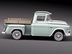 Chevrolet Pickup 1955 Modello 3D
